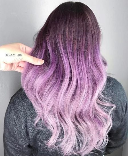 Dark-Brown-Lavender-and-Lilac-Fade