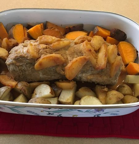 Pork-Loin-With-A-Baked-Apple-Sauce-Finished.