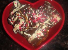 Chocolate Covered Pretzel Bark