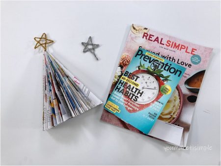 DIY-Recycled-Magazine-Christmas-Tree-You-make-it-simple