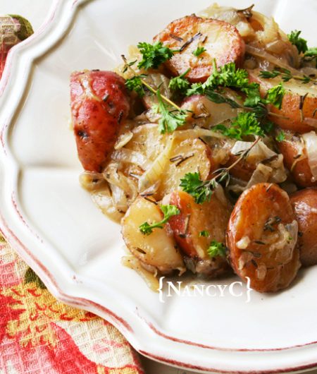  Red-Potatoes-with-Clarified-Butter-Onions-and-Rosemary