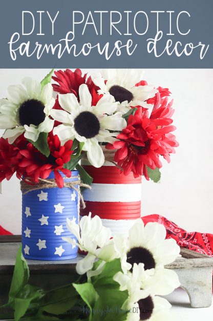 DIY-Patriotic-decorations-with-vegetable-cans