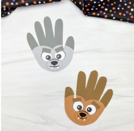  Handprint-Werewolf-Craft-For-Kids